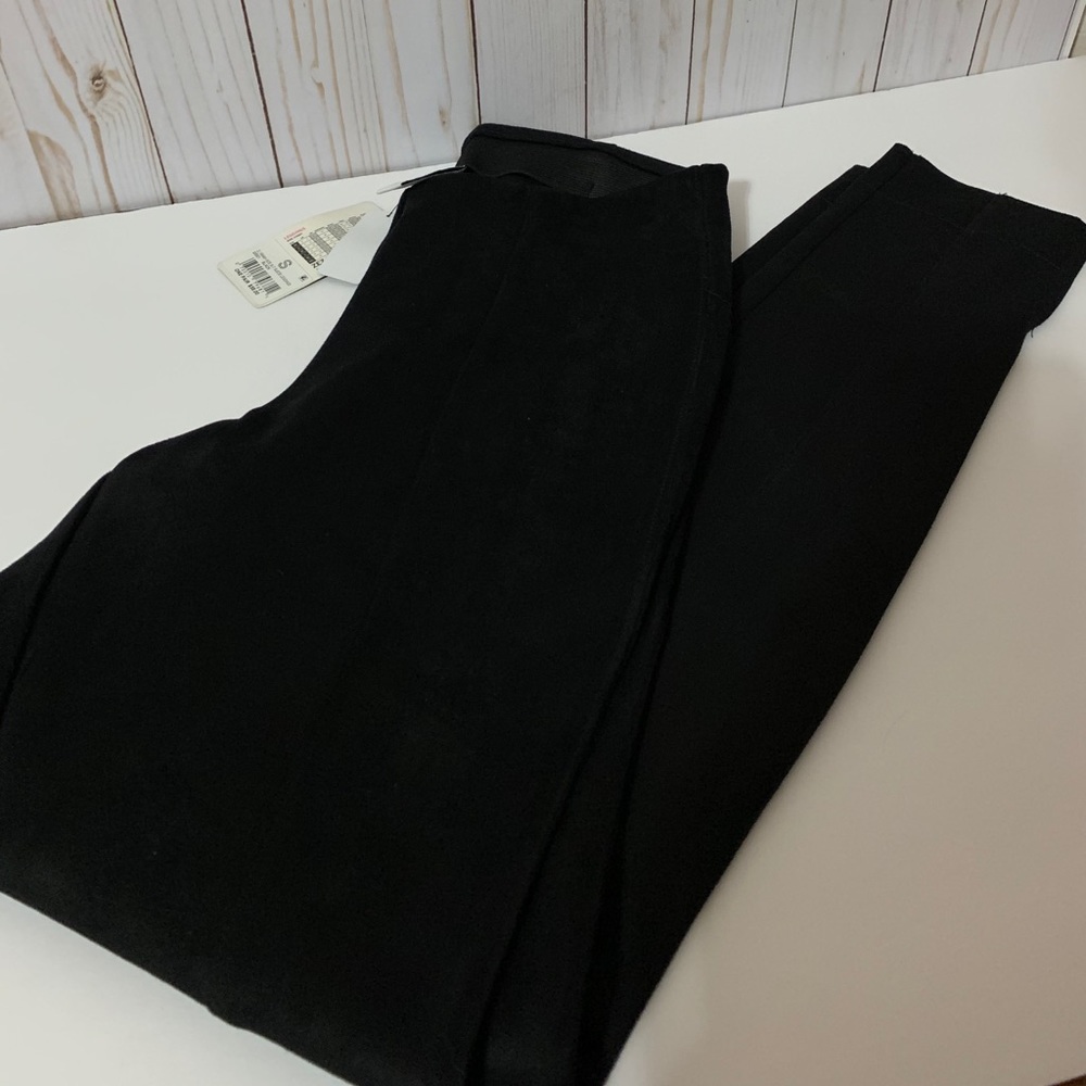 Black Velvet Leggings